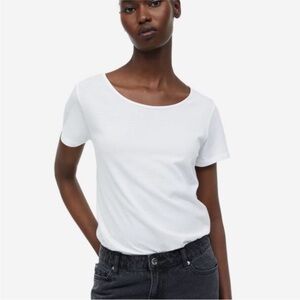H&M Basics 100% Cotton Short Sleeve T-Shirt
